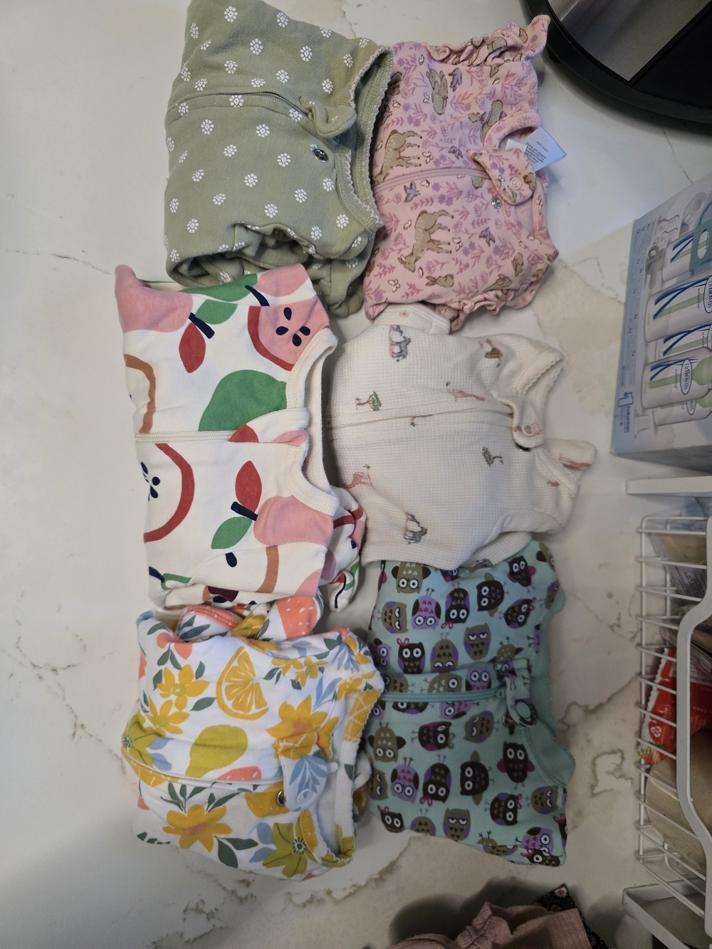 Girls' One-Piece Footie Bundle